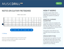 Tablet Screenshot of musicdrill.com